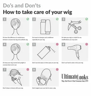 How do you attach things to a wig?