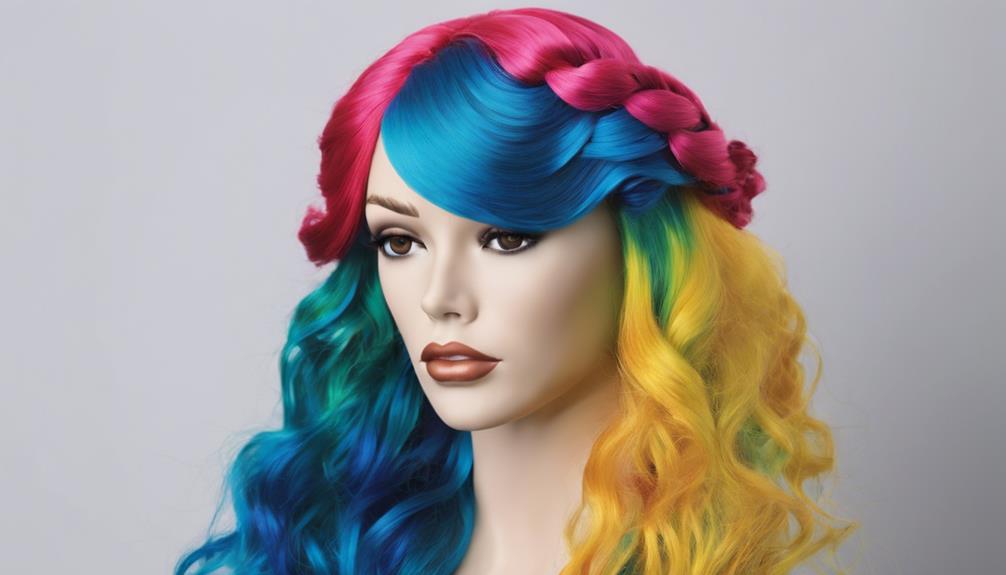 blue wig fashion advice