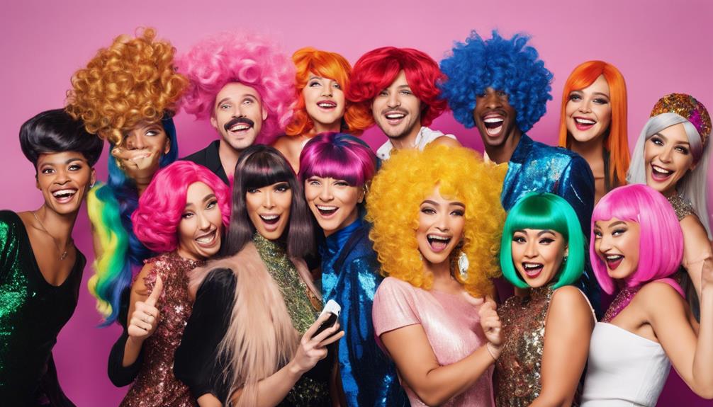 capturing attention with wigs