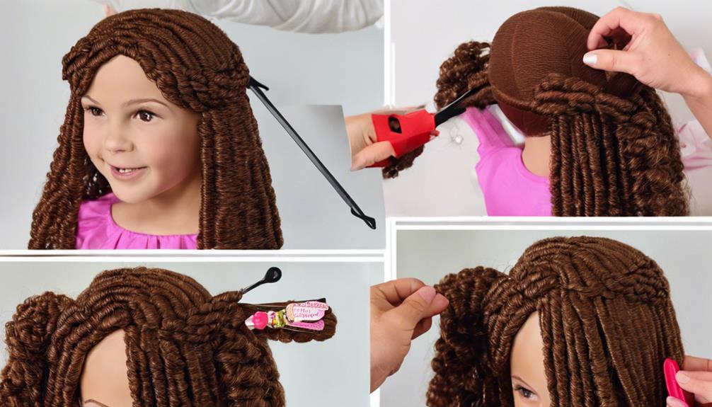 diy shirley temple wig