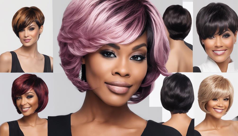 short wigs for convenience